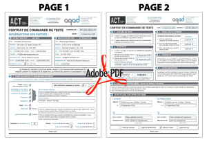 PDF | CONTRAT - COMMANDE | # P-M3SE07X-3